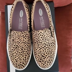 Dr Scholl's Shoes. Leopard print fabric 71/2